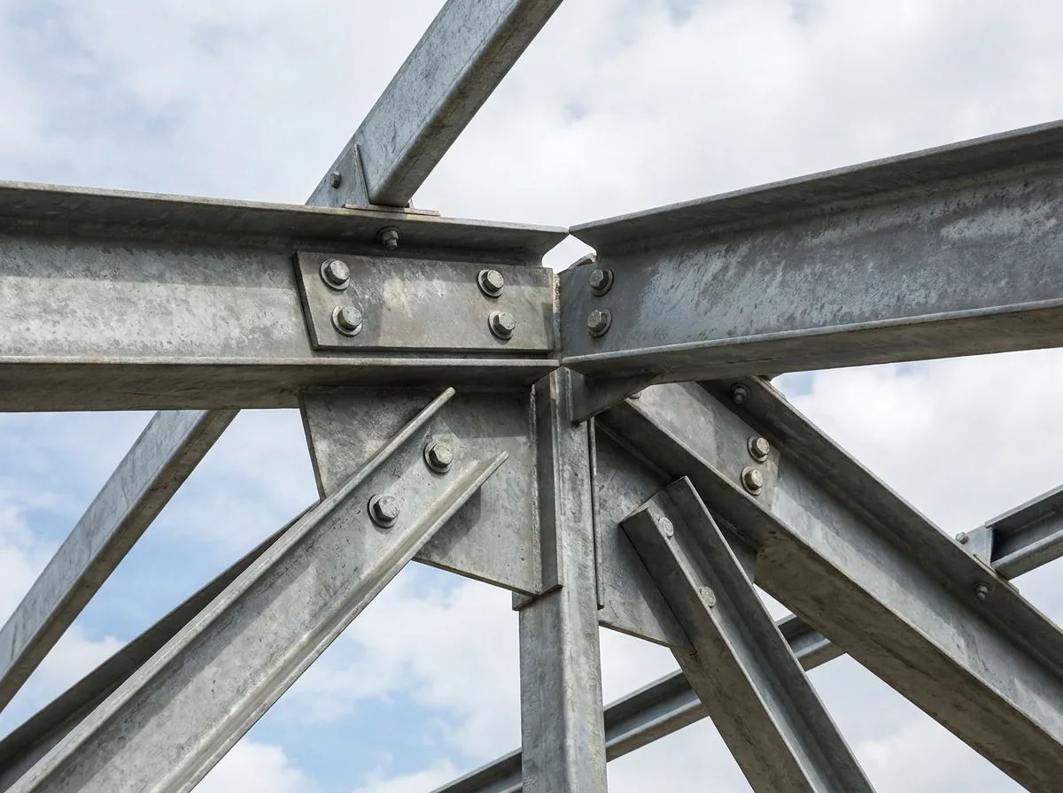 Industriele staalconstructie
